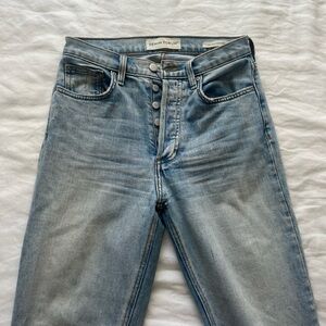 DENIM FORUM ARLO HIGH RISE STRAIGHT JEAN